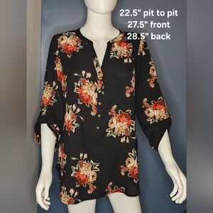 Floral Blouse - Sara Michelle